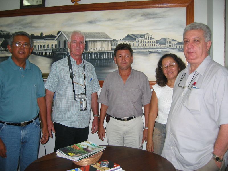 Cristovam Sena, Nelson Papavero, Rui Hagman, Iêda Hagman  e William Overal